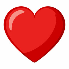 heart love icon—heart symbol, Valentine’s Day—romance art icon sign silhouette vector illustration isolated for photo overlays t-shirt 