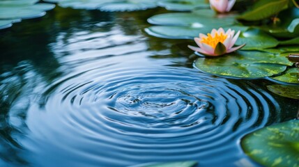 Serene Water Lily Pond: A Tranquil Escape