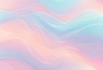 gentle sine waves in pastel colors for a soothing effect