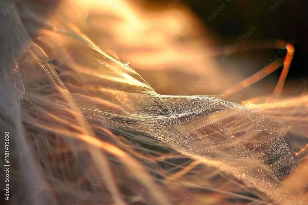 Poster gossamer threads incredibly fine transparent strokes float like
