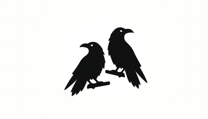 Obraz premium Hugin and Munin 