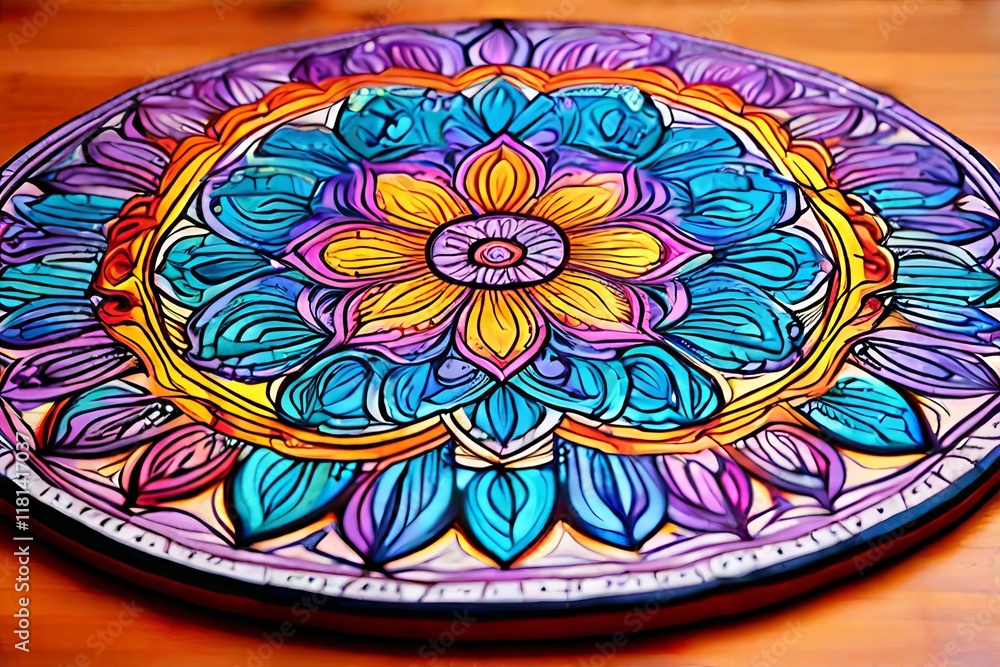 Poster mandalas notes create intricate mandala patterns