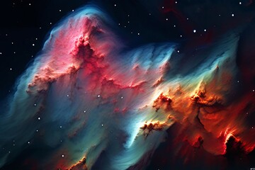 molecular clouds depicting the ir radiation from interstellar mo