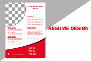 modern resume design 