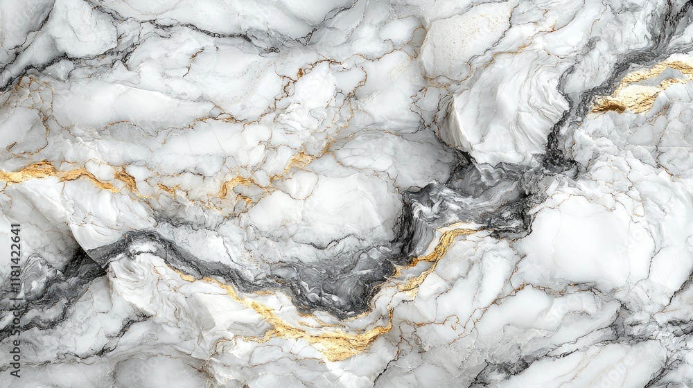 Poster gray and white marble texture: elegant stone background for design projects. high-resolution image f