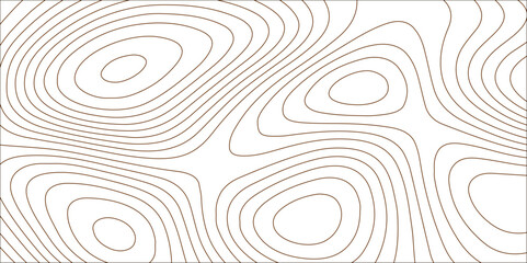 Abstract white contour wave lines topographic background, lines map seamless pattern, modern wallpaper texture and realistic design used for banner and posters, mountain relief geographic pattern.