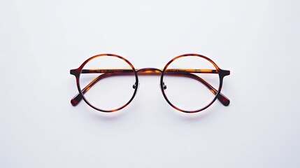 Elegant Round Tortoise Shell Glasses - A Timeless Accessory