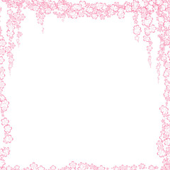 pink background with frame