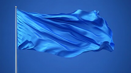 Stunning Blue Flag Design: A Breathtaking Digital Image