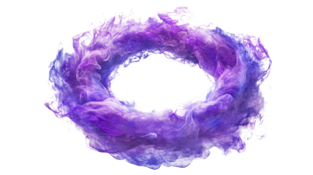 Smoke ring transparent background