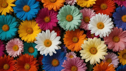 background of colorful flowers
