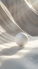 Digital technology white planet landscape poster background