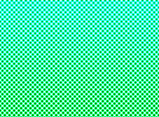 The background has a pattern of small circles lined up in rows of light green to sky blue-green. festive cloth pattern background