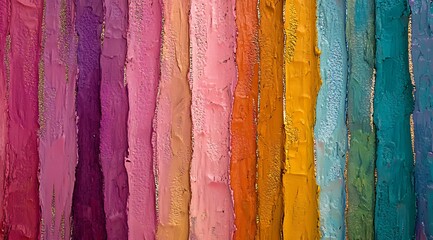 Abstract, colorful background with brush strokes