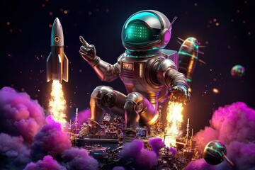 Cyborg employees operate through advanced virtual interfaces.