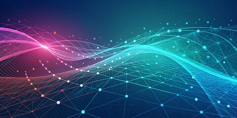 Fototapeta premium Dynamic Abstract Technology Background Featuring Innovative Designs and Concepts