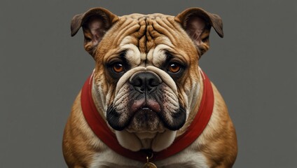 Fototapeta premium english bulldog portrait