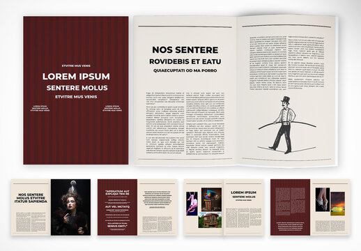 Vintage Performance Editorial Design