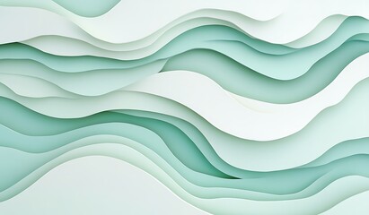 Light blue background with abstract waves
