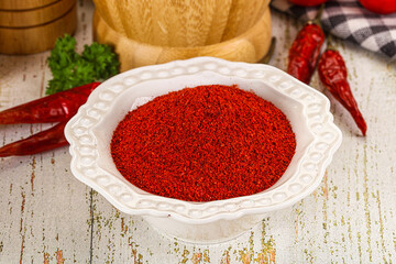 red spicy chili pepper paprika