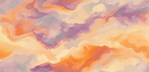 Peach and lavender watercolor  marble texture seanless background