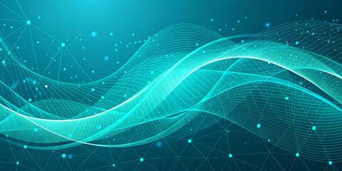 A Mesmerizing Abstract Technology Background Featuring Captivating Visuals and Dynamic Elements