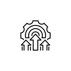Upgrade Offer line icon. Universal creative premium symbol. Vector sign icon logo template. Vector illustration