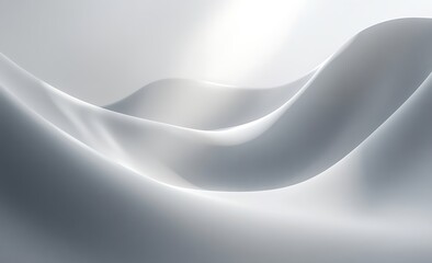 Obraz premium White background with soft light and shadow, minimalist style