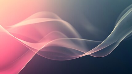 Fototapeta premium Abstract Pink and Gray Wave Design Background