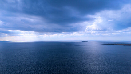 green, emerald, clean, Korea, Jeju Island, beauty, sea, landscape, sky, drone, healing, travel, stone, basalt, wave, harmony, mystery, background