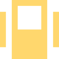 Center object icon logo design