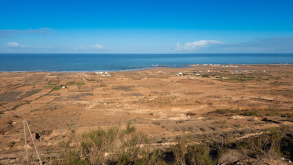 Pretty Moroccan coastal landscape near the village of Zouiet Bouzarktoune