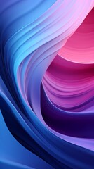 Digital technology blue and purple abstract wave poster background