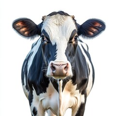 Isolated Cow Illustration: Agriculture, Dairy Industry, Livestock Farming, Animal Husbandry