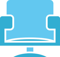 Sofa Icon Illustration