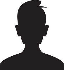 Man Avatar Silhouette Illustration
