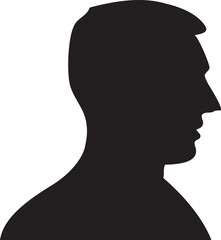 Man Avatar Silhouette Illustration
