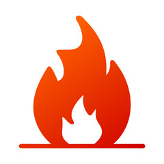 Fire simple icon