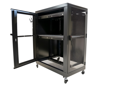 cloud server rack isolated on transparent or white background, png data cutout
