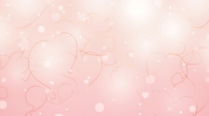 Romantic Pink Hearts Background: A Valentine's Day Delight
