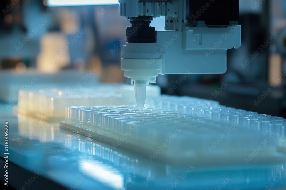 Poster precision injection molding in a factory setting