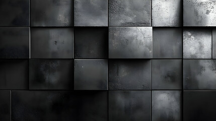 Dark Geometric Texture: Abstract Wall Background