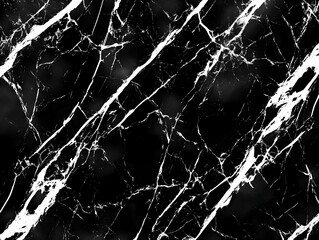 Black and White Marble Texture Background
