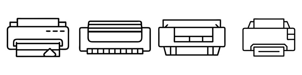 toner cartridge icon, office line art, office vector - simple black line art icon of toner cartridge perfect for logos, and office-themed designs.