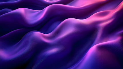 Obraz premium Flowing Purple and Pink Abstract Waves