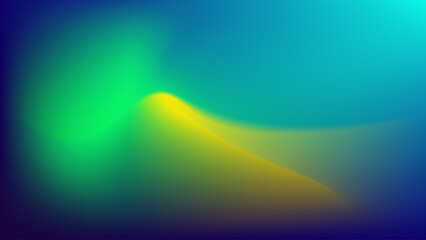 Yellow and blue gradient mesh abstract background