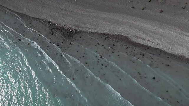 Majestic waves.Experience the breathtaking beauty of Argentina's coastline from a bird's-eye view! This drone footage captures stunning waves crashing against rocky beaches. 01.08.2025