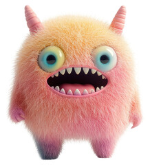Fototapeta premium PNG Happy monster illustration creature colorful.