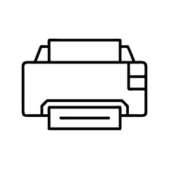 toner cartridge icon, office line art, office vector - simple black line art icon of toner cartridge perfect for logos, and office-themed designs.
