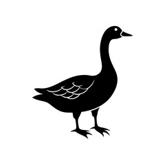 Goose Silhouette vector illustration